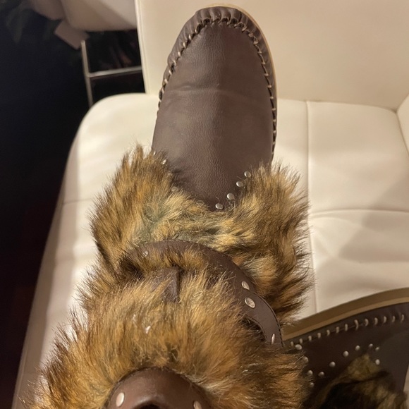 Faux fur western booties - Picture 3 of 6